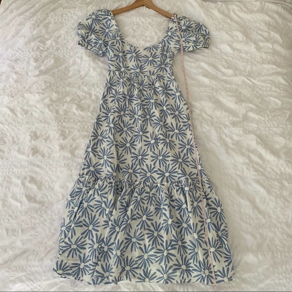 New Ralph Lauren Linen Long Floral Dress - Picture 13 of 16
